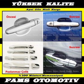 Toyota Corolla Verso 2004 2009 4 Kapı Krom Kapı Kolu