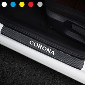 Toyota Corona 4 Adet Karbon Kapı Eşiği Sticker