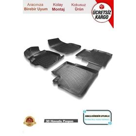 Toyota GRDNPSY101779 Rav 4 2016 Model Uyumlu 3D Kokusuz Havuzlu Paspas