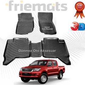 Toyota Hilux 2010-2015 3D Havuzlu Paspas