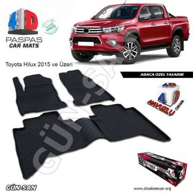 Toyota Hilux 2015 Sonrası 4D Havuzlu Paspas