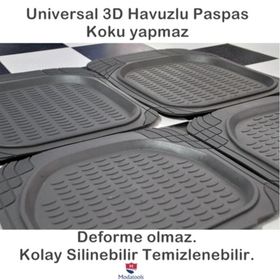 Toyota Prius 3D Universal Havuzlu Paspas