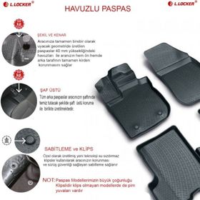 Toyota Rav4 2006-2012 3D Havuzlu Paspas