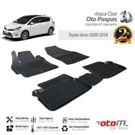 Toyota Verso 2009 Araca Özel Paspas