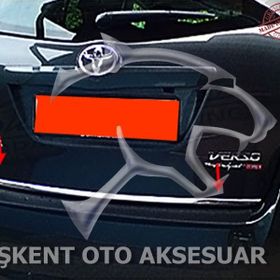 Toyota Verso Formlu 2010 Üzeri Krom Bagaj Alt Çıtası