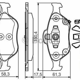 Toyota Yaris 06/11 Ön Disk Fren Balatası