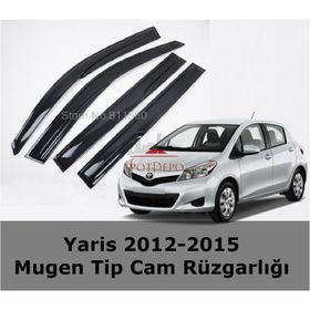 Toyota Yaris 2013 Mugen Cam Rüzgarlığı