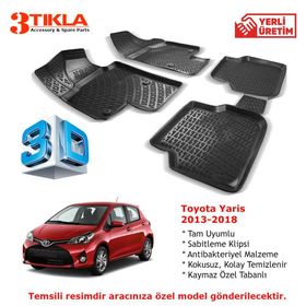 Toyota Yaris 3D Havuzlu Paspas Takımı