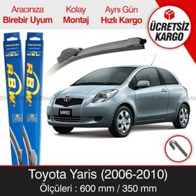 Toyota Yaris RBW 2006-2010 Muz Silecek Takımı