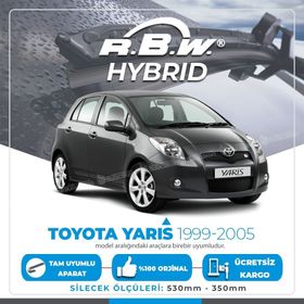 Toyota Yaris RBW Hybrid 1999-2005 Silecek Takımı