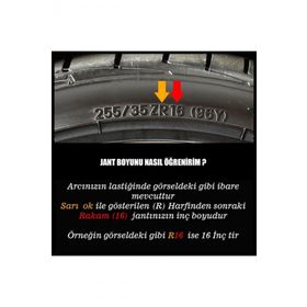 Toyota Yaris Uyumlu 14 inc Piano Siyah Jant Kapağı Seti
