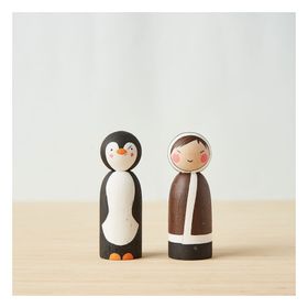 Toytoy Ahşap Eskimo ve Penguen