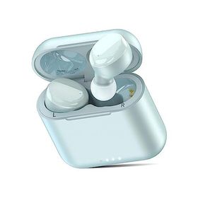 Tozo T6S IPX8 Su Geçirmez ENC Gürültü Engelleme Bluetooth 5.3 TWS Mavi Kablosuz Kulaklık