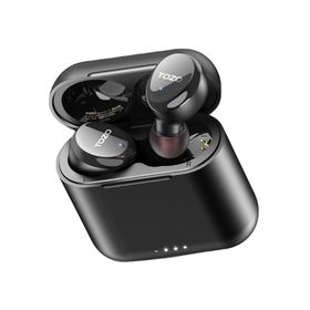 Tozo T6S IPX8 Su Geçirmez ENC Gürültü Engelleme Bluetooth 5.3 TWS Siyah Kablosuz Kulaklık