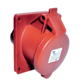 TP Electric 8693151307061 CEE 5X32 Yaylı Kapaklı Makine Prizi