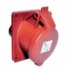 TP Electric 8693151307061 CEE 5X32 Yaylı Kapaklı Makine Prizi