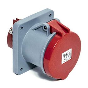 TP Electric 8693151331080 CEE 4X63A IP44 Kapaklı Düz Makine Prizi
