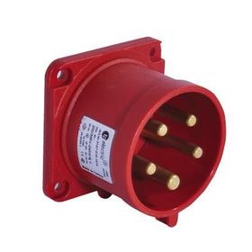 Tp Electric 8693151658040 Cee 5x32 Ip44 Yaylı Kapaklı Düz Makina Fişi