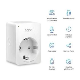 TP-Link Beyaz 2'li Tapo P100 Mini Wi-Fi Akıllı Priz