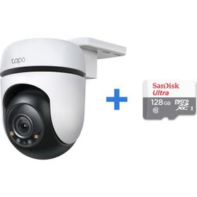 TP-Link C510W Tapo 2K Dış Mekan Wi-Fi Güvenlik Kamerası+128GB Sandisk Microsdxc