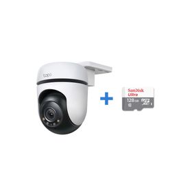 TP-Link C510W Tapo 2K Dış Mekan Wi-Fi Güvenlik Kamerası+128GB Sandisk Microsdxc