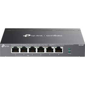 TP-Link DS106P Omada 6 Port 10/100 4xPoE 67W Yönetilemez Switch