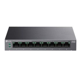 TP-Link LS108GP Green Tech 8 Port Gigabit 8 Port PoE 62W Yönetilemez Metal Kasalı Switch