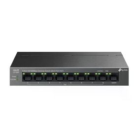 TP-Link LS109P Green Tech 8 Port Megabit Poe 63W 1 Port Uplink Long Range 250 mt Yönetilemez Metal Kasalı Switch