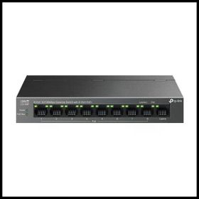 TP-Link LS109P Green Tech 8 Port Megabit Poe 63W 1 Port Uplink Long Range 250 mt Yönetilemez Metal Kasalı Switch