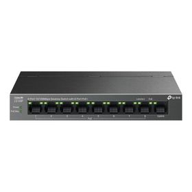 TP-Link LS109P Green Tech 8 Port Megabit Poe 63W 1 Port Uplink Long Range 250 mt Yönetilemez Metal Kasalı Switch