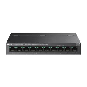 TP-Link LS1210P 8 Port Poe Megabit 2 Port Gigabit 96W Yönetilemez Masaüstü Switch