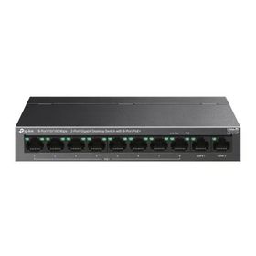 TP-Link LS1210P 8 Port Poe Megabit 2 Port Gigabit 96W Yönetilemez Masaüstü Switch