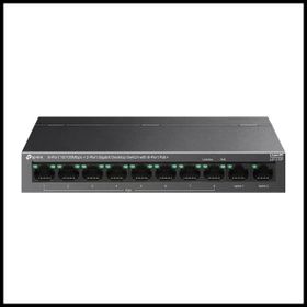 TP-Link LS1210P 8 Port Poe Megabit 2 Port Gigabit 96W Yönetilemez Masaüstü Switch