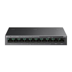 TP-Link LS1210P 8 Port Poe Megabit 2 Port Gigabit 96W Yönetilemez Masaüstü Switch