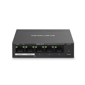TP-Link Mercusys MS105GP 5 Port 10-100-1000 MBPS PoE+ Metal Kasa Switch
