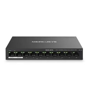 TP-Link Mercusys MS110P 10 Port 10/100 8 Port 65W PoE Yönetilemez Switch