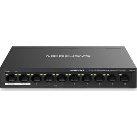 TP-Link Mercusys MS110P 8 Port 10-100 MBPS PoE+ 2 Port 10-100 Metal Kasa Switch