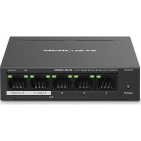 TP-Link MS105GP Mercusys 5 Port 10/100/1000 Masaüstü Yönetilemez Switch