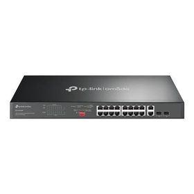 TP-Link Omada DS1018GMP 16 Port Gigabit + 2x1GB RJ45/SFP Combo 250W 250 mt PoE Mesafe Metal Rackmount Kasa Switch