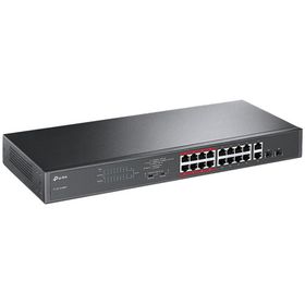 TP-Link SL1218MP 16 Port Megabit PoE + 2 Port Gigabit Combo SFP 250W Rackmount Switch