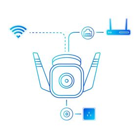 TP-Link TC65 Tapo C310 3.0 MP İç ve Dış Mekan IP66 WiFi 30 mt Gece Görüşü İki Yönlü Ses Güvenlik Kamerası