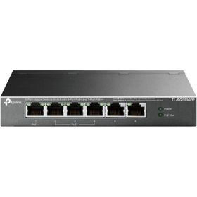 TP-Link TL-SG1006PP 6 Port Gigabit Metal Kasa 4 Port PoE 64W Yönetilemez Masaüstü Switch