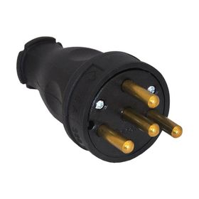 TPlast 3x25A - Kauçuk Düz Fiş