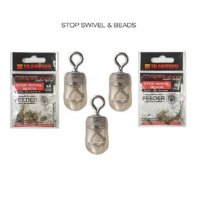 Trabucco Stop Swivel Beads Boncuklu Fırdöndü