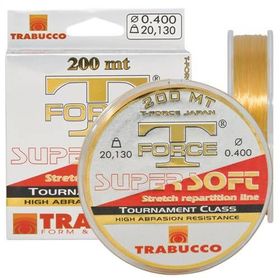 Trabucco T-Force Tournament Super Soft Serisi 200 m 0,18 mm Monofilament Misina