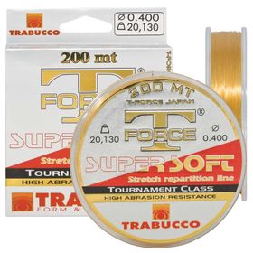 Trabucco T-Force Tournament Super Soft Serisi 200 m 0,18 mm Monofilament Misina
