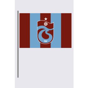 Trabzonspor 100x150 cm Sopalı Bm Çizgili Bayrak