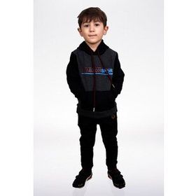 Trabzonspor Baskılı Kapişonlu Siyah Sweat