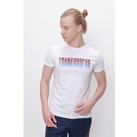 Trabzonspor Bisiklet Yaka Baskılı T-Shirt