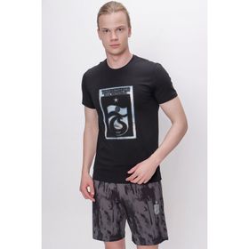 Trabzonspor Bisiklet Yaka Çerçeve Baskılı T-Shirt